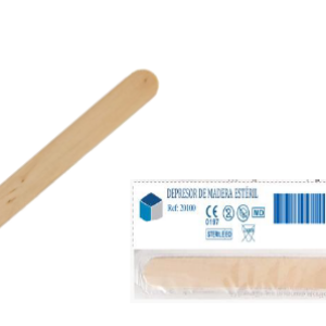 Depresor estéril de madera Caja 100 Uds.