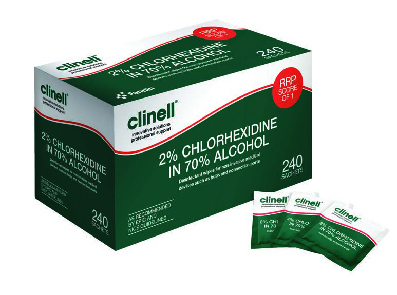 Clinell CE alcohol + clorhexidina 2%